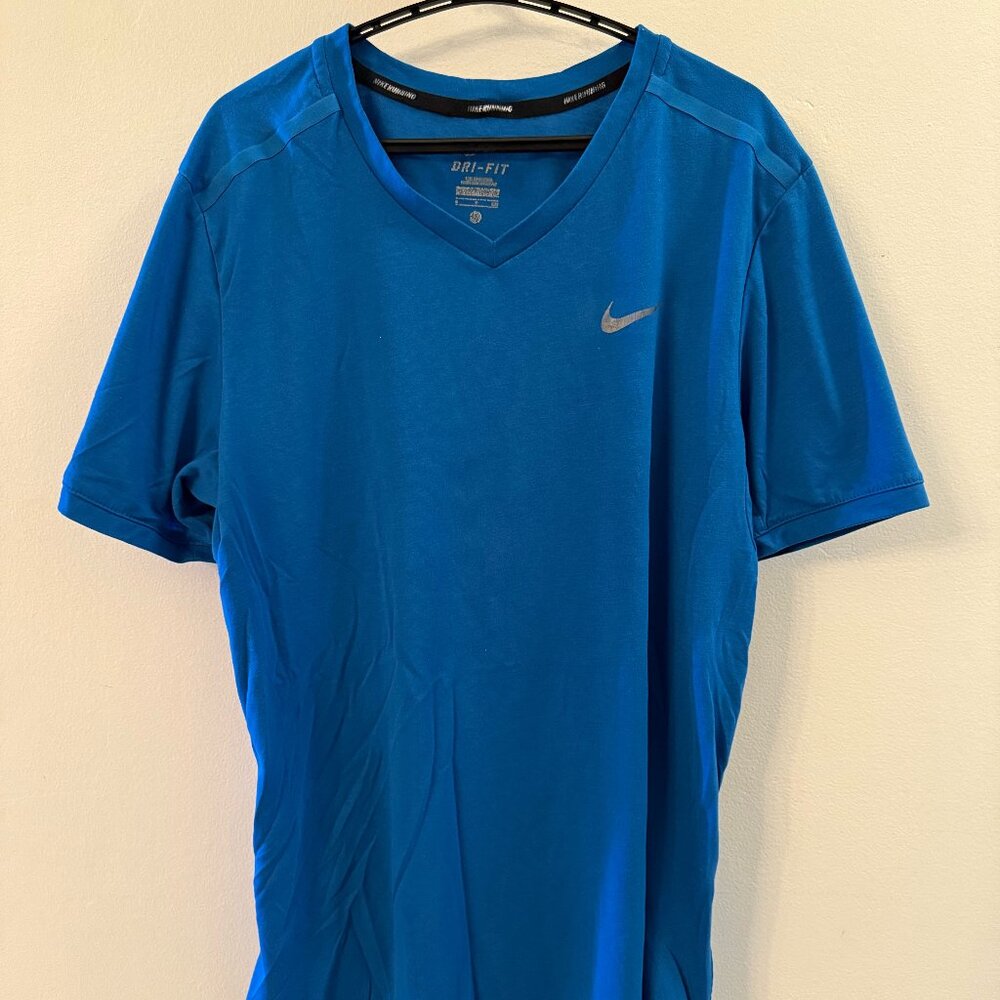 Men's Nike Dri-Fit V-Neck Workout Shirt
